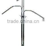 Chrome Metal Display Garment Rack / Shop Clothes Shelf Made in Guangzhou