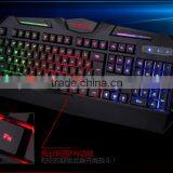 Latest Neon Light Transparent Plastic Gaming Computer Keyboard thumbnail-3