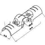 JY-4|zinc Plated Pipe Joint|Stamping Metal Joint for Pipe Rack System thumbnail-2