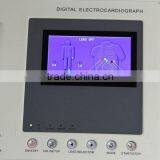 CE Approved Three Channel Color LCD Display 12-lead Built ECG Machine in USB/RS232 Interface thumbnail-6