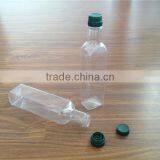 Wholesale 750ml Square Clear Pet Bottle Cooking Oil