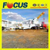 ISO Certified 50~60m3/H Mobile Concrete Batching Plant, Trailer Concrete Plant thumbnail-2