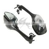 Led Carbon Fiber Side Rear View Mirrors Signal For Suzuki GSXR1000 2005-2015 thumbnail-3