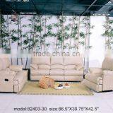 Genuine Leather Three Seat Sofa. Two Seat Sofa. Small Table. Comfortable and High Quality Leather Sofa Set B48162 thumbnail-1