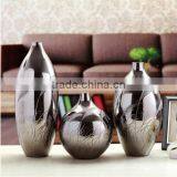 2016 Best Selling Electroplated Flower Vase Set Mini Stoneware Vase thumbnail-2