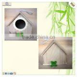 Sun Flower Door Swing Wood Bird Nest Cage thumbnail-1
