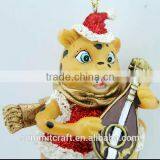 Resin Lute Tiger Ornament Christmas Decoration 2017 thumbnail-3