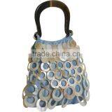 High Quality Best Selling Small Shell and Silk Handbag From Vietnam thumbnail-1