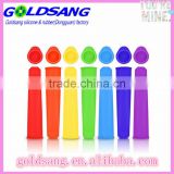 6 colors 6pcs Silicon Ice Cream Mold Juicy Pop DIY Home made ice candy Popsicle