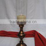 Designer Hurricane Holders,Antique Hurricane Pillar Candle Holder,Metal Hurricane Holders,Home Decorative Hurricane Holders thumbnail-1