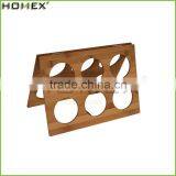 Eco-friendly Bamboo Wall Mouted Wine Rack /Wine Display Rack/Homex_BSCI thumbnail-2