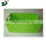 New Arrived Recycled Paper Rectangular Woven Large Storage Baskets With Lids thumbnail-1