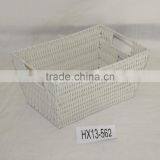 White Plastic Storage Basket For Kitchen thumbnail-1