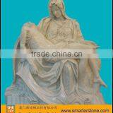 Pieta Status Marble Sculpture &Carving thumbnail-1