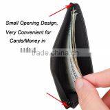 Slim Leather Wallet Credit Card Case Sleeve Card Holder With ID Window thumbnail-5