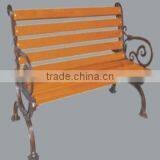Garden Bench, Cast Alum Legs, Plastic Wood Bench thumbnail-3