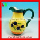 Hot Sale Dolomite Handpainted Ceramic Jug thumbnail-1