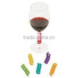 Multicolored Curly Wine Stem Charms Drink Markers thumbnail-3