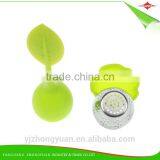 ZY-F1123 Silicone Tea Strainer Infuser Diffuser Filter With Leaf Lid,steel Ball,resting Plate thumbnail-6