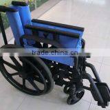 Rehabilitation Therapy Supplies Topmedi TAW950BEF1 Plastic Manual Handicapped Wheelchair Made in China thumbnail-5