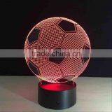 World Soccer 3D LED Acrylic Full Color Visual Lamp Light thumbnail-1