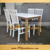 2017 Modern Furniture Elegant Hot Solid Wood Restaurant Furniture Table Chair Set thumbnail-6