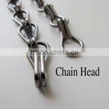 Wholesale 12mm Decorative Silver Color Metal Aluminum Chain for Decoration thumbnail-1