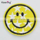 Colorful Smiley Face Embroidery Textile Patch WEF-025 thumbnail-1