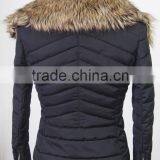 Natural Fur Collar Ladies Jacket thumbnail-2