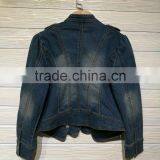 GZY Top Design Lady Denim Jacket Stock thumbnail-3
