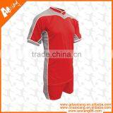 SJ054 Customized Short Sleeve Soccer Uniform With Spandex thumbnail-1
