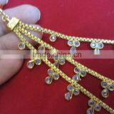 SIDE TIKA POLKI GOLD PLATED BEADS Hair Accessory thumbnail-2