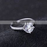 Hotsale Inspiratioanl Jewelry Classical Wedding Bands S925 Silver CZ Rings thumbnail-5