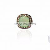 Stylish Aqua Chalcedony 925 Sterling Silver Gemstone Ring thumbnail-1