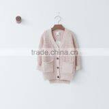 2016 Latest Cardigan Sweater Designs Kids Wool Handmade Sweater for Girls thumbnail-5