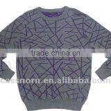 Cotton Men's Jacquard Sweater thumbnail-1