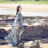 Z&M Maxi Beach Dress Ladis Maxi Dress Floral Maxi Dress Sleeveless thumbnail-2