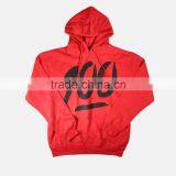100% Cotton Pullover Hoodie With Logo,White Logo Hooded Sweatshirt thumbnail-2