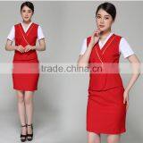 Custom Made Design Airline Stewardess Uniformes De Aeromoa thumbnail-4