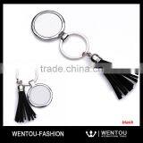 Vintage Gift Monogram Tassel Preppy Keychain thumbnail-4