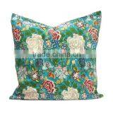 Hand Printed 100% Sofa Cushion Floral Canvas thumbnail-2