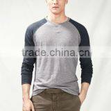 Contrast Sleeve T-shirt China Products thumbnail-1