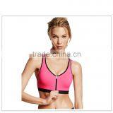 High Quality Bra For Yoga Womens Padded Sports Bras Zip Front Sports Bra thumbnail-5