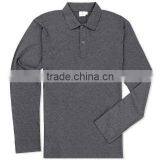Cheap Grey Polo Shirts Sale 2013 Fashion Custom 100% Cotton Hot Sale Newest Design Custom Design Long Sleeve Custom Polo Shirt thumbnail-1
