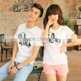 Hot selling short sleeve t-shirt for couples