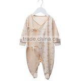 Organic Cotton Baby Romper Organic Long Sleeve Baby Onesie thumbnail-1