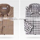 100%cotton Non Iron Men Plaid Flannel Shirt thumbnail-2