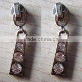 Metal Zipper Puller With Diamond thumbnail-1