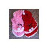 Lovely Pink, Red Christmas Dog Winter Coats Gown for Fox Terrier, Beagle thumbnail-1