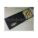 Anti Fatigue Customized Logo Imprinted Soft Pvc Bar Mat , Printed Beer Mats